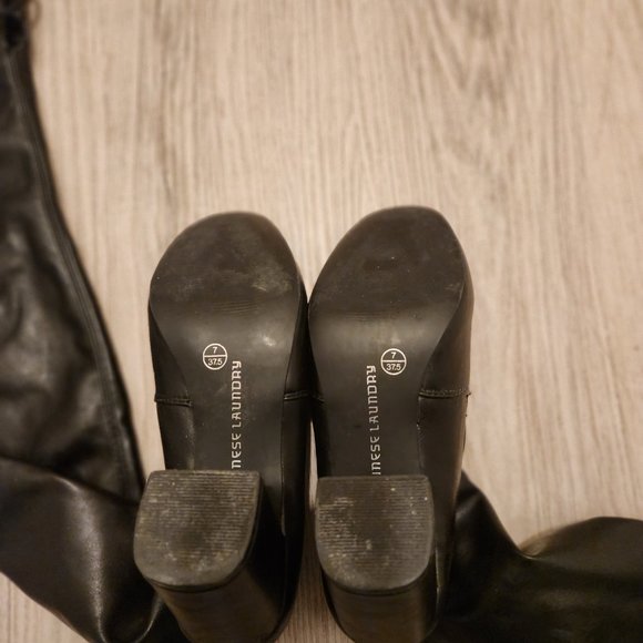 CL by Chinese laundry thigh high boots faux leather size 7 - Picture 4 of 5